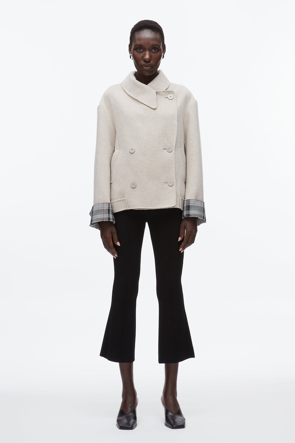 Cloud Double Face Cropped Peacoat | 3.1 Phillip Lim