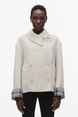 Cloud Double Face Cropped Peacoat | 3.1 Phillip Lim