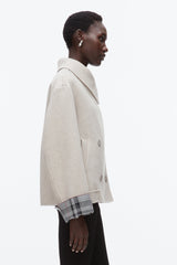 Cloud Double Face Cropped Peacoat | 3.1 Phillip Lim
