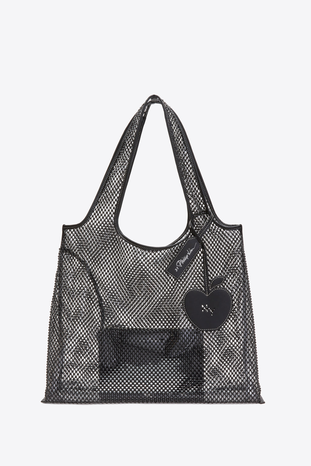 Black Embellished Mesh Market Tote | 3.1 Phillip Lim