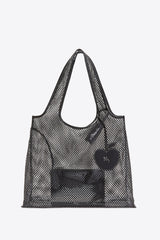 Black Embellished Mesh Market Tote | 3.1 Phillip Lim