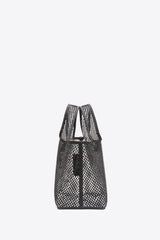 Black Embellished Mesh Mini Market Tote | 3.1 Phillip Lim