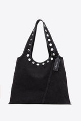 Washed Blk Denim Market Tote with Studs | 3.1 Phillip Lim
