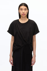 Black-White Multi Draped T-Shirt Slip Combo Dress | 3.1 Phillip Lim