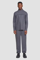 Dark Heather Grey Mock Neck Top | 3.1 Phillip Lim