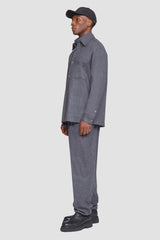 Dark Heather Grey Flannel Shirt | 3.1 Phillip Lim