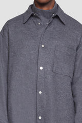 Dark Heather Grey Flannel Shirt | 3.1 Phillip Lim