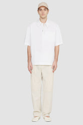 White Half-Zip Polo Shirt | 3.1 Phillip Lim