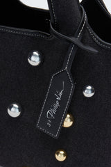 Black Dome Embellishment Mini Market Tote | 3.1 Phillip Lim