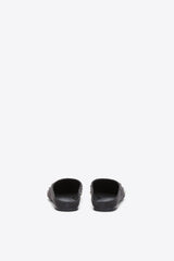 Black ID Mule Flat with Dome Embellishment | 3.1 Phillip Lim