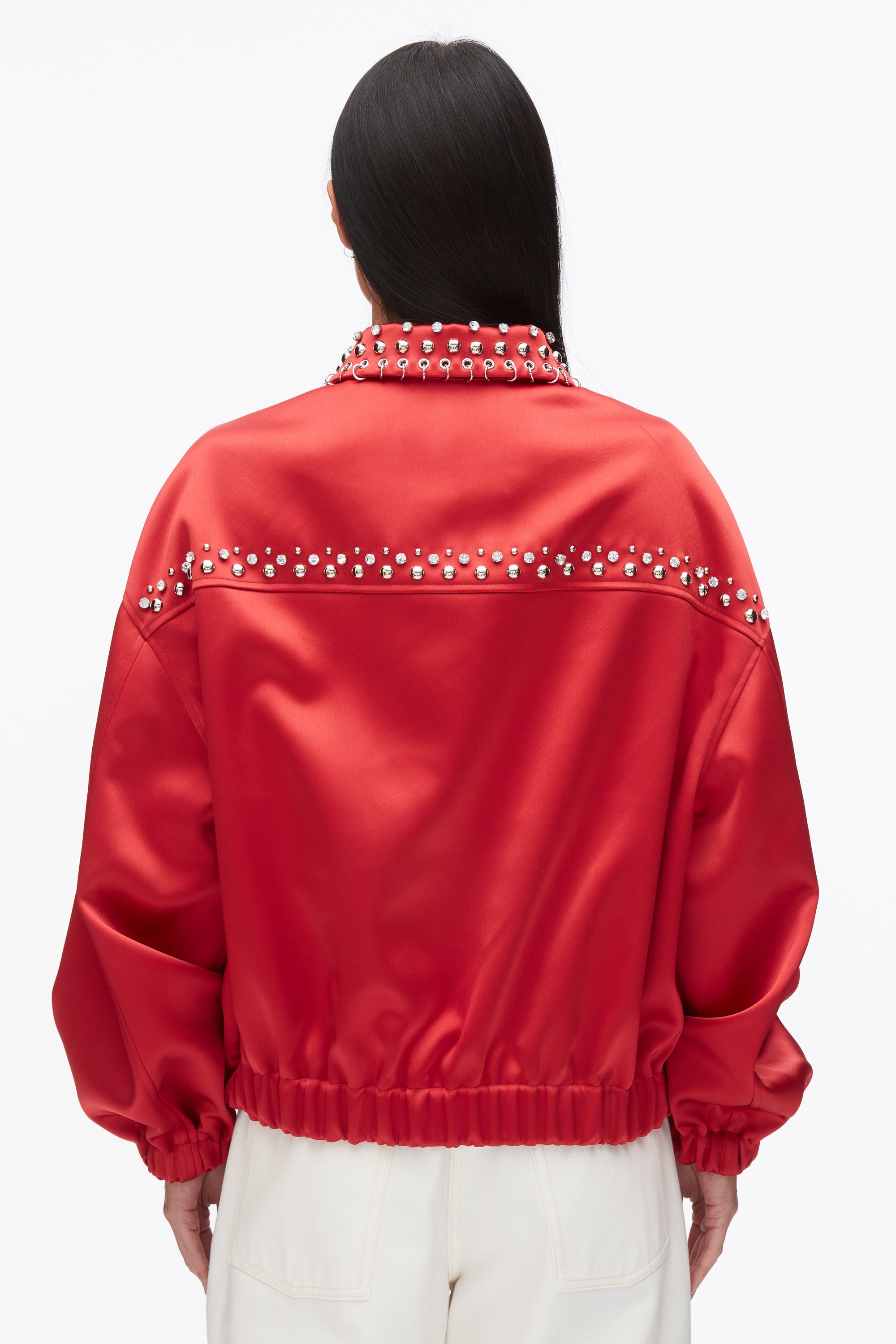 Chili Embellished Structured Satin Jacket | 3.1 Phillip Lim