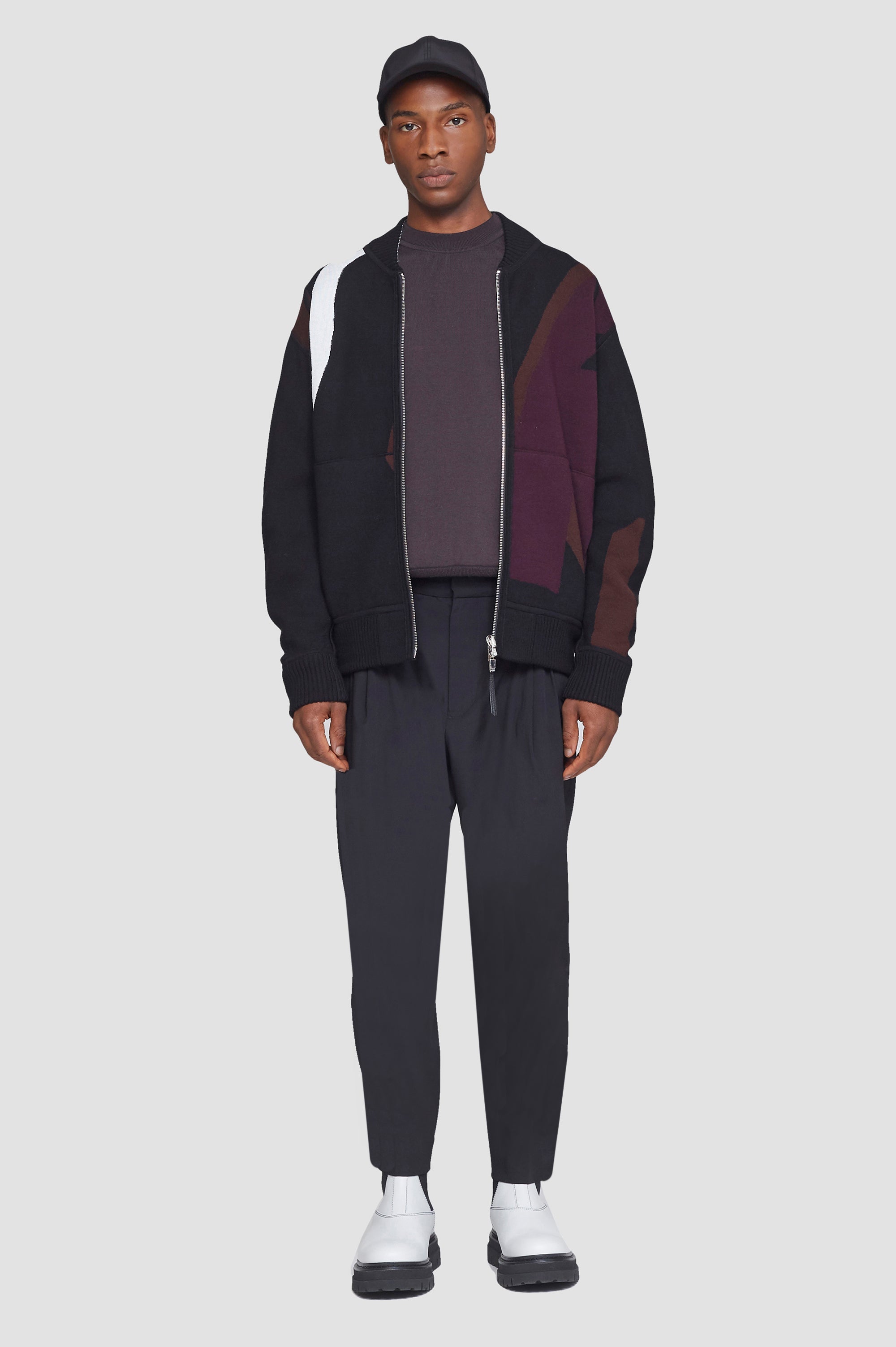 Midnight Multi Reversible Knit Varsity Jacket | 3.1 Phillip Lim