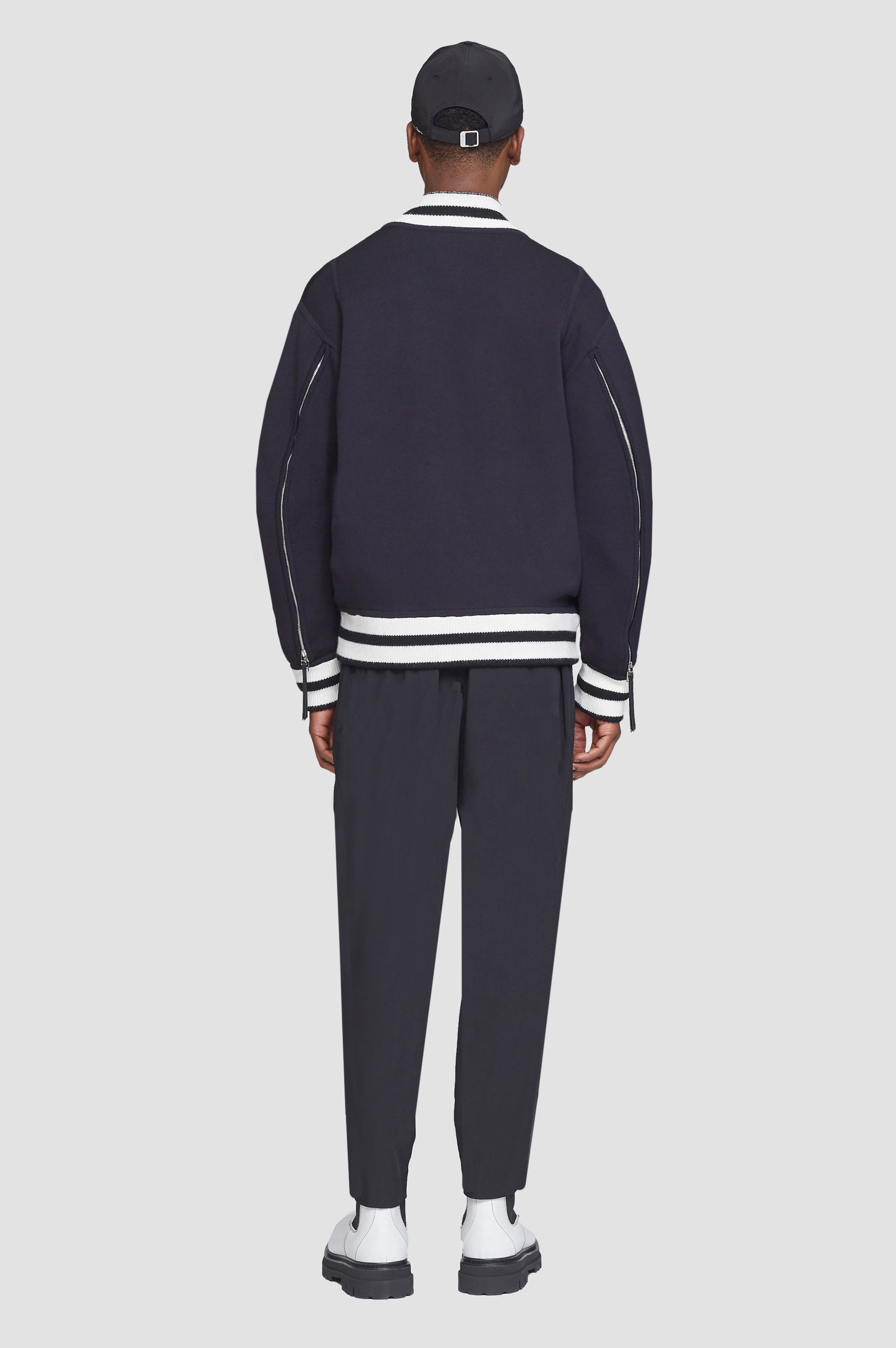 Midnight Multi Reversible Knit Varsity Jacket | 3.1 Phillip Lim