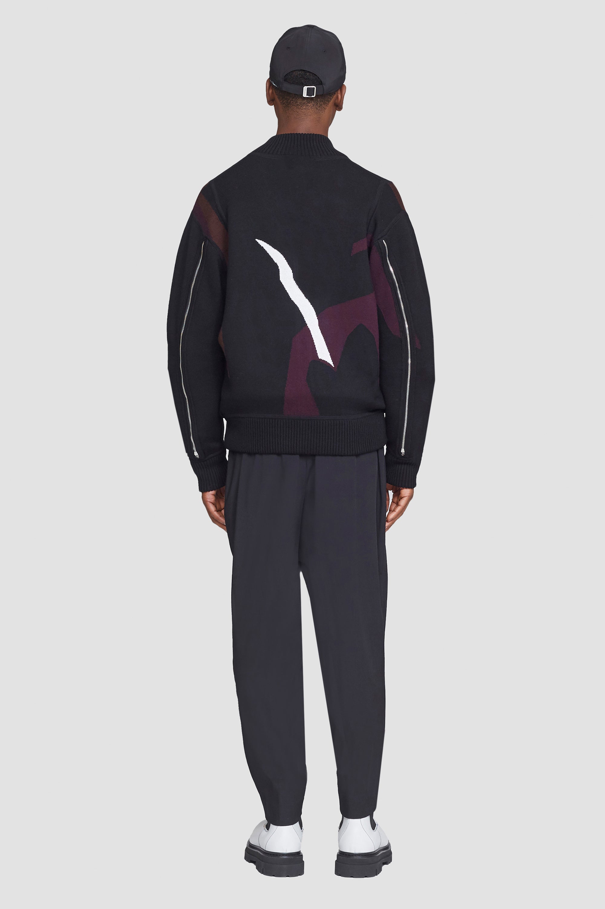 Midnight Multi Reversible Knit Varsity Jacket | 3.1 Phillip Lim