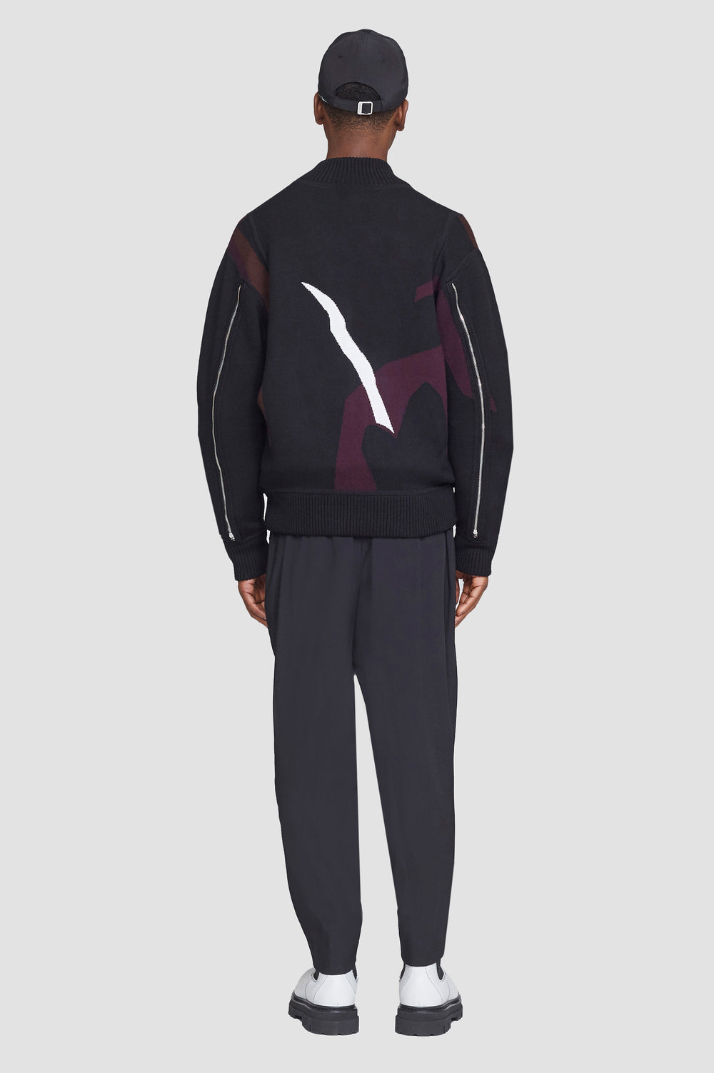 Midnight Multi Reversible Knit Varsity Jacket | 3.1 Phillip Lim