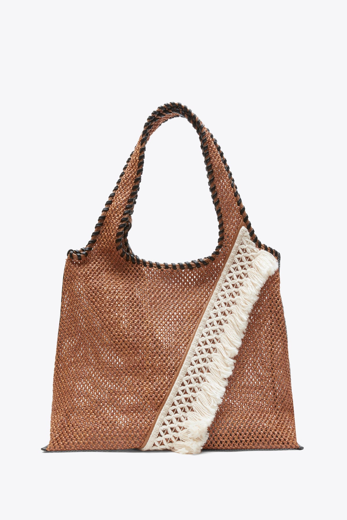 Brown Raffia Fringe Market Tote | 3.1 Phillip Lim
