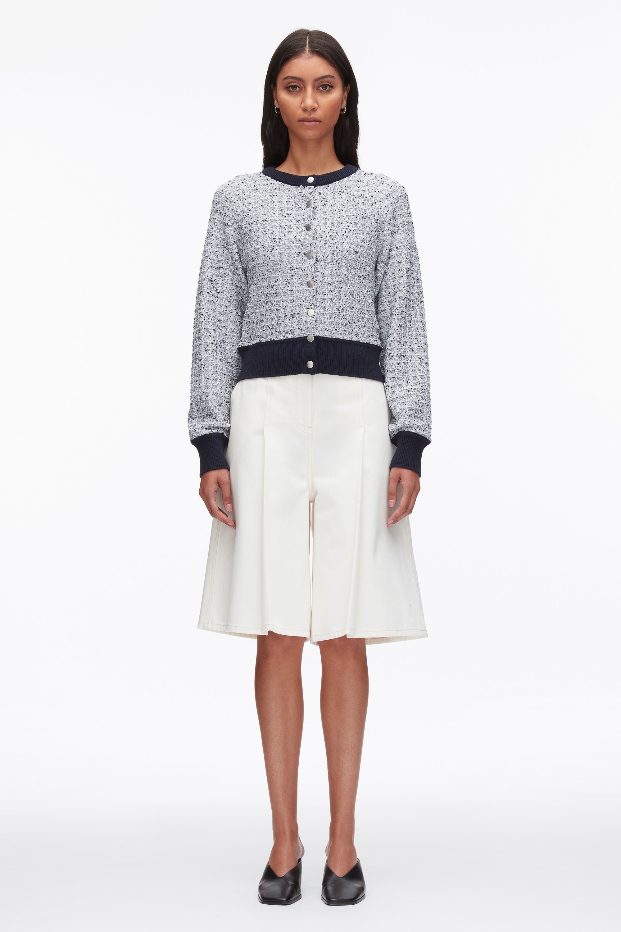 Midnight Multi Crew Neck Raglan Cardigan | 3.1 Phillip Lim