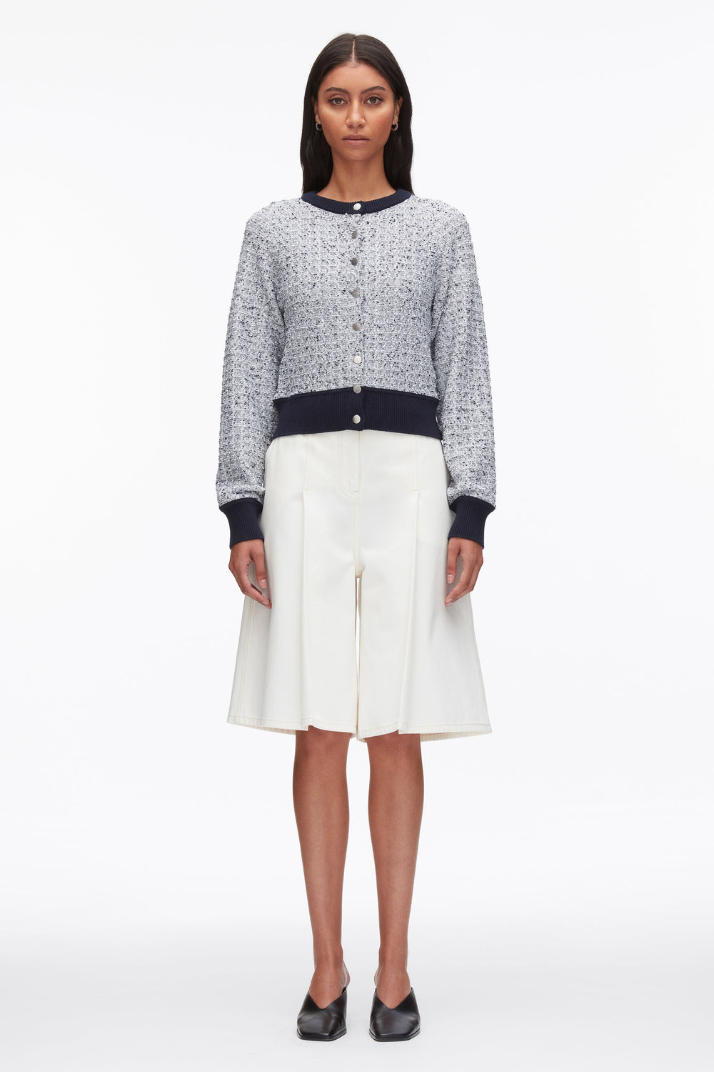 Midnight Multi Crew Neck Raglan Cardigan | 3.1 Phillip Lim