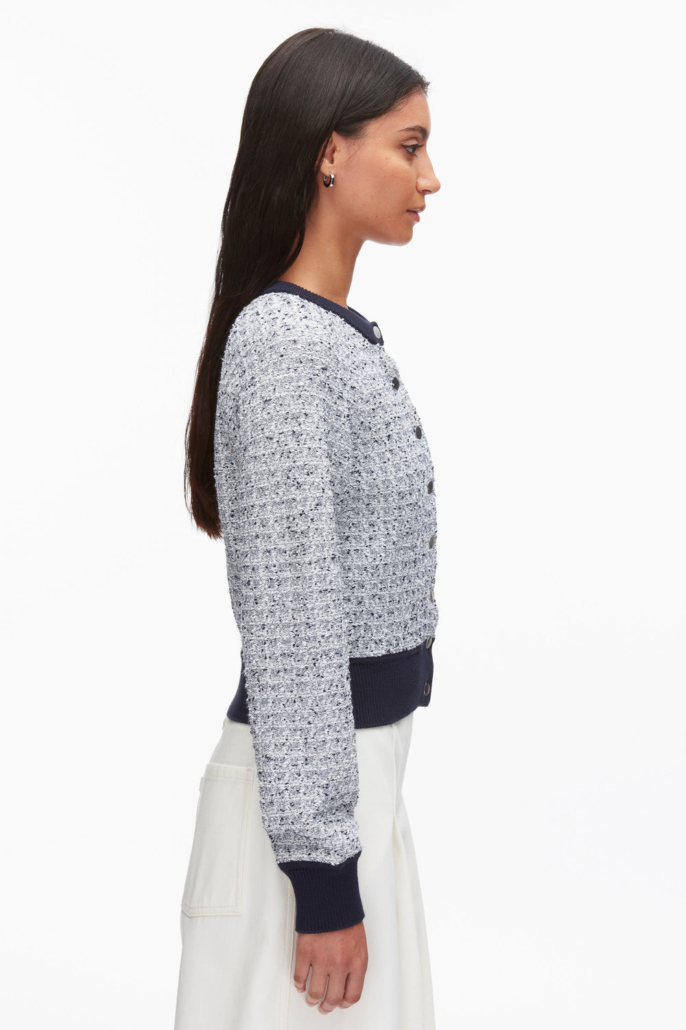 Midnight Multi Crew Neck Raglan Cardigan | 3.1 Phillip Lim
