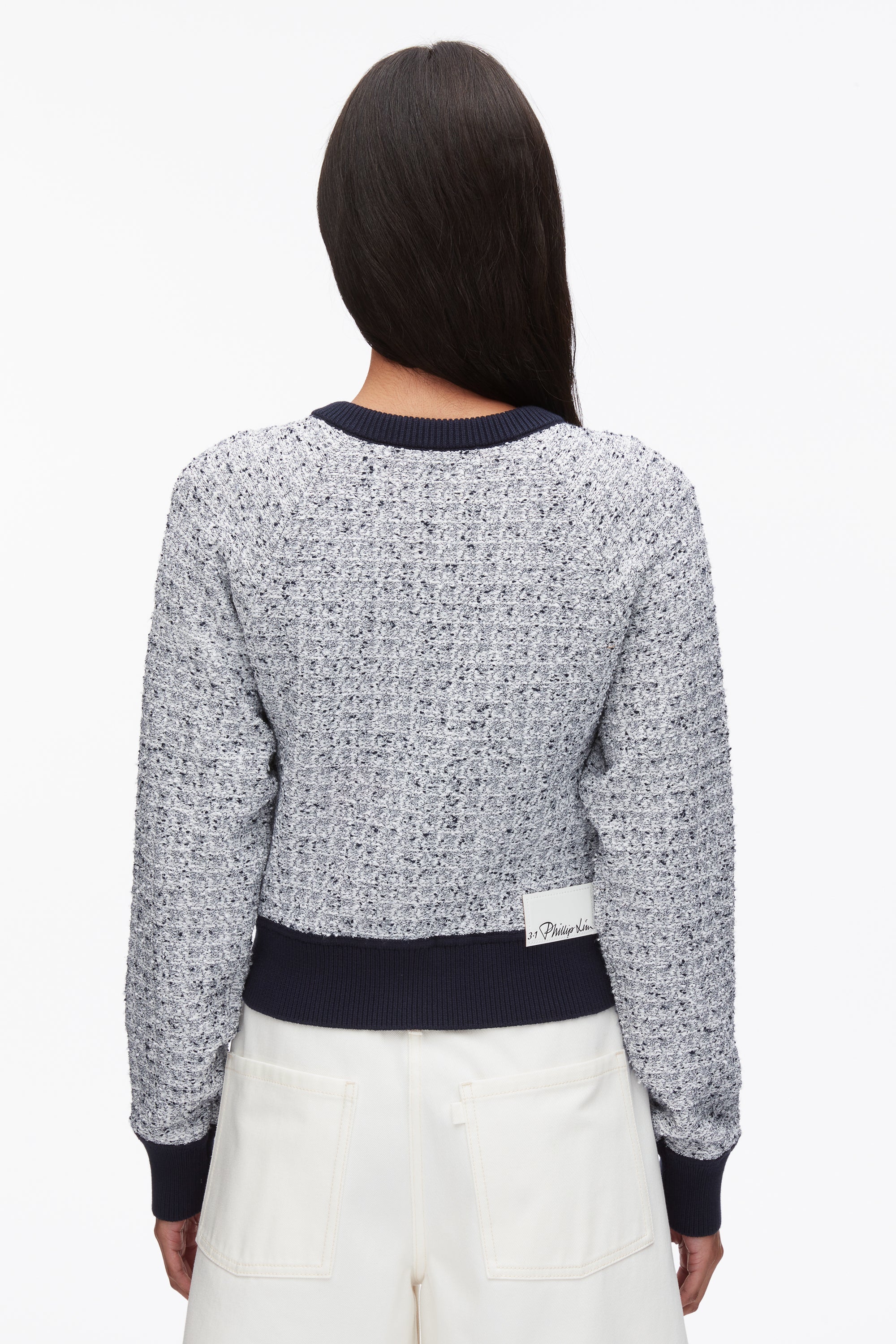 Midnight Multi Crew Neck Raglan Cardigan | 3.1 Phillip Lim