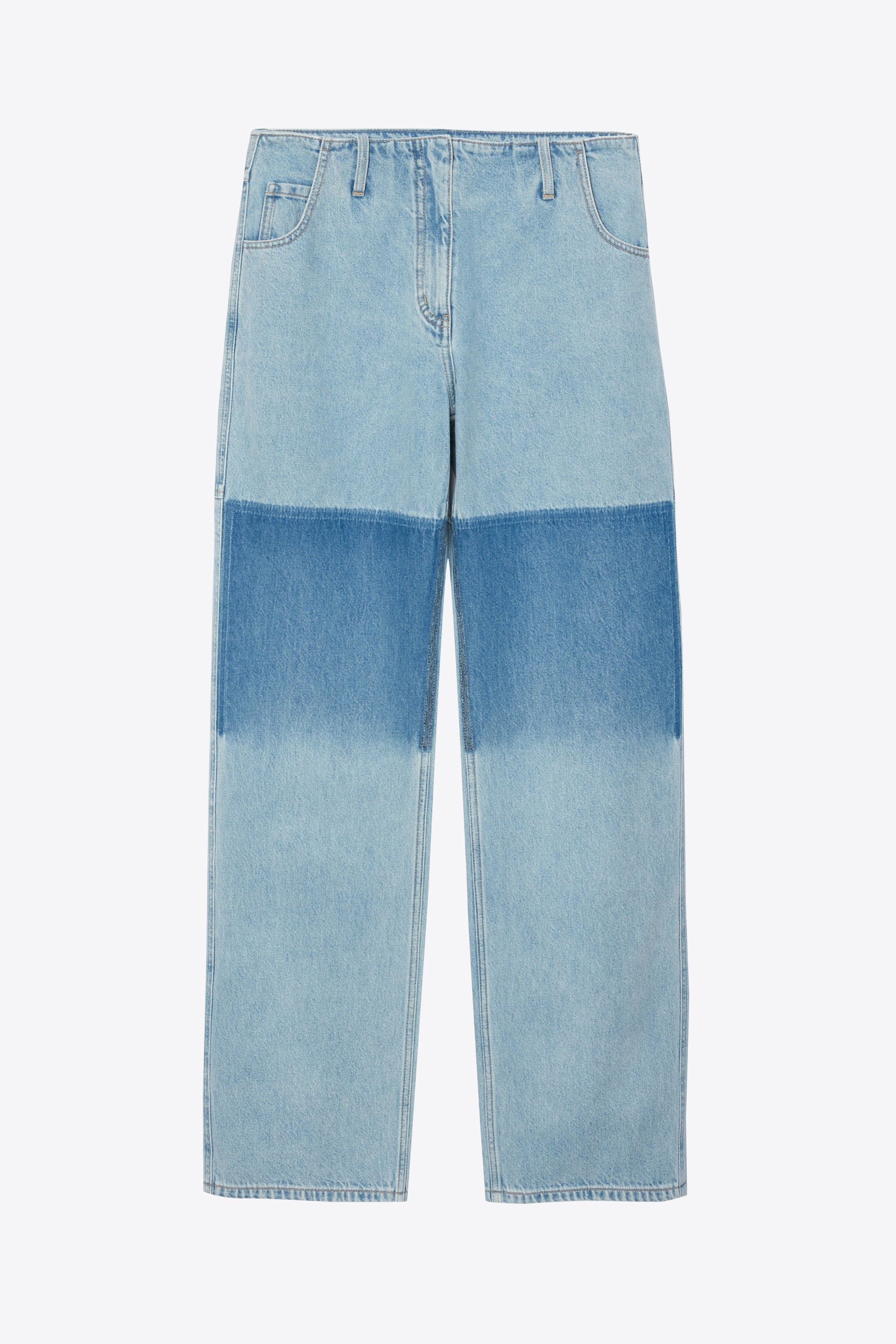 Light Blue Ghost Patch Straight Leg Denim Pants | 3.1 Phillip Lim