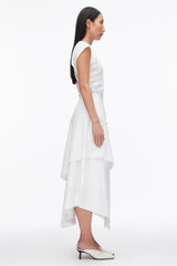 White Layered Skirt with Floral Appliqué | 3.1 Phillip Lim
