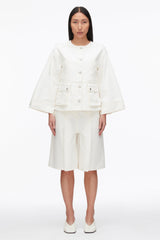 Tofu Collarless Trapeze Denim Jacket | 3.1 Phillip Lim