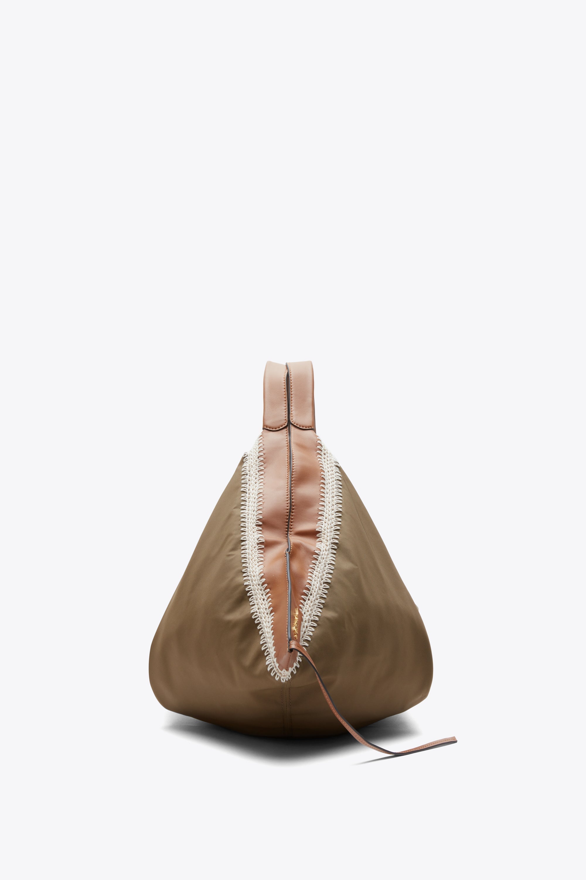 Mushroom Nylon Luna Large Bag with Contrast Stitch | 3.1 Phillip Lim