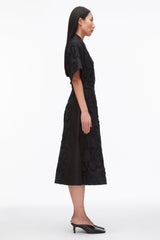 Black Embroidered Midi Shirt Dress | 3.1 Phillip Lim