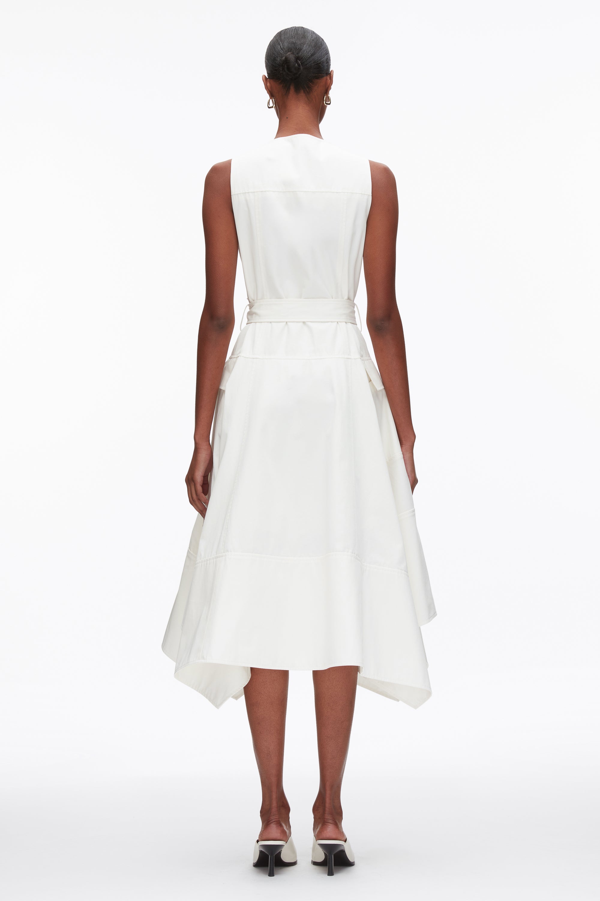 Tofu Patchwork Sleeveless Belted Utility Dress | 3.1 Phillip Lim