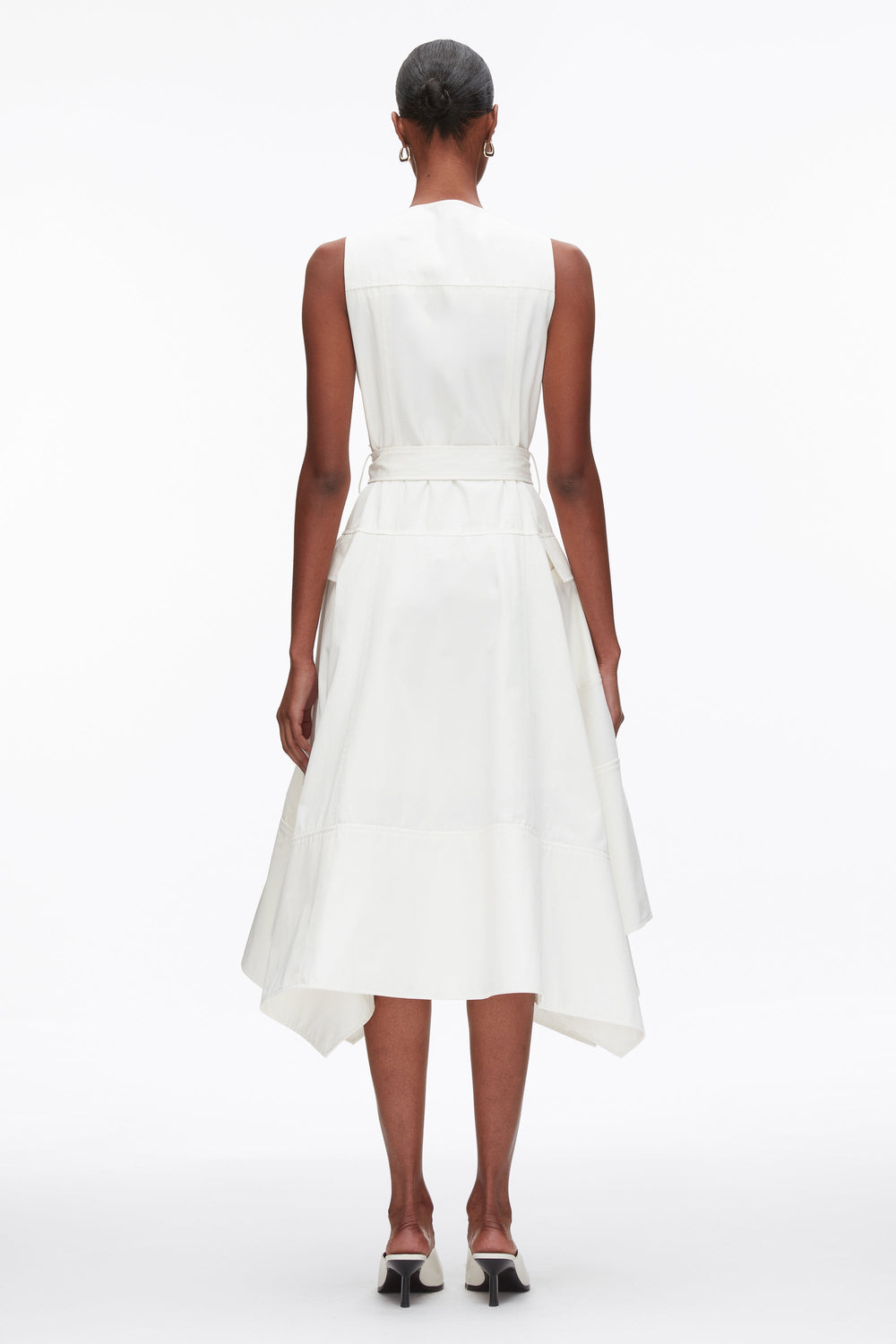 Tofu Patchwork Sleeveless Belted Utility Dress | 3.1 Phillip Lim