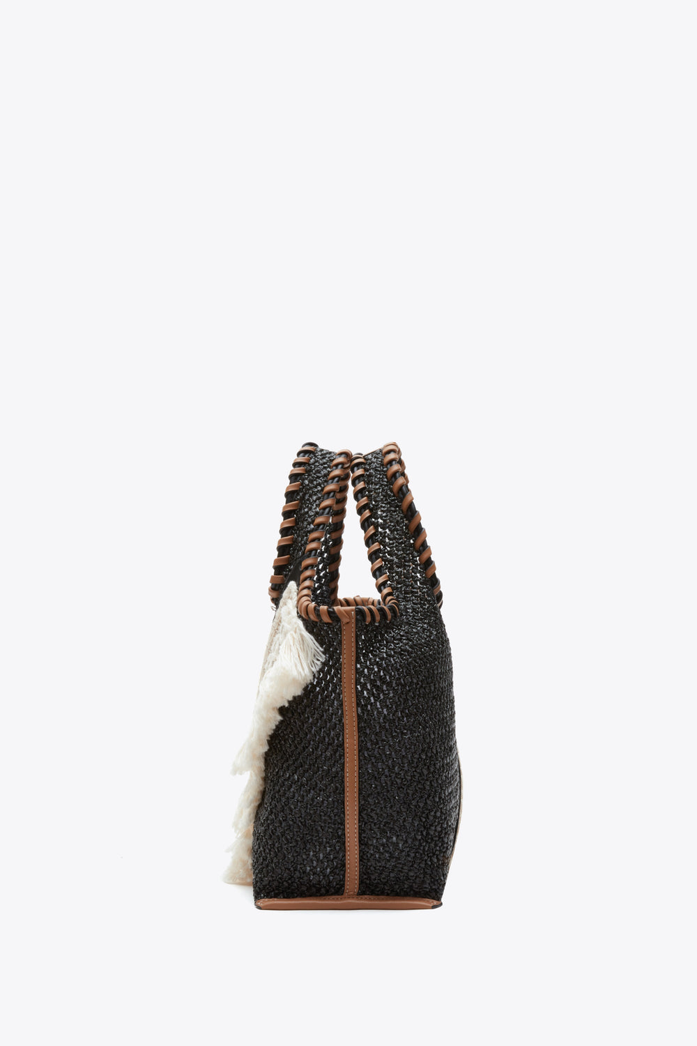 Black Raffia Fringe Mini Market Tote | 3.1 Phillip Lim