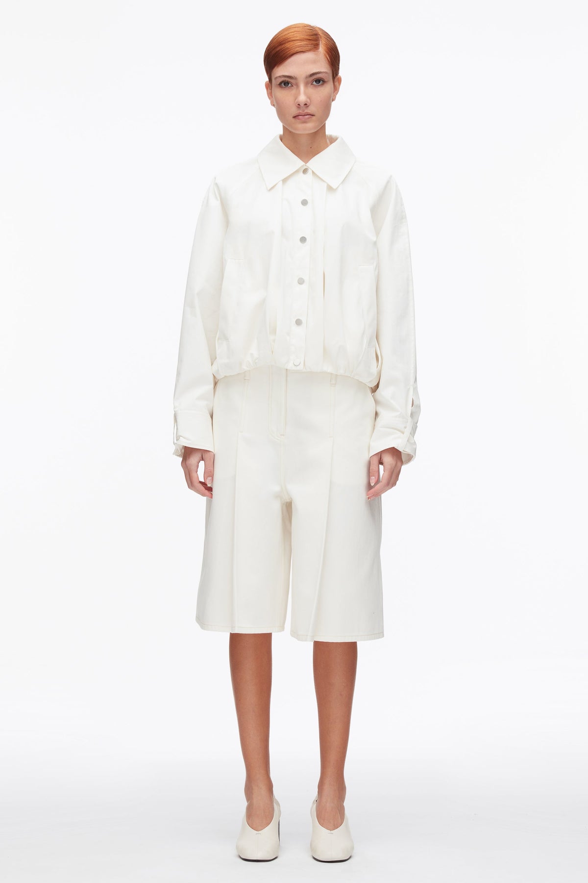Tofu Snap Front Blouson Bomber Jacket | 3.1 Phillip Lim