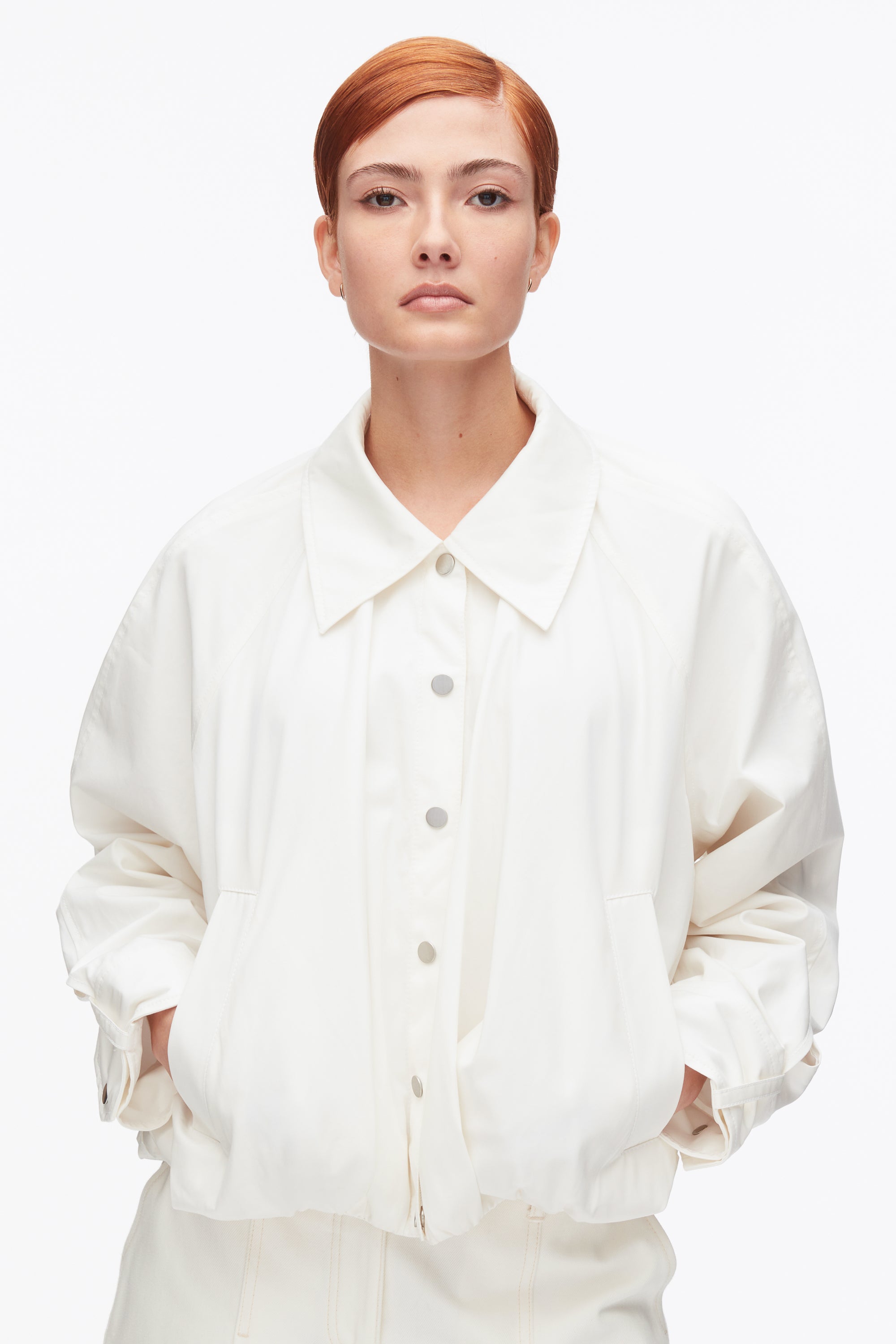 Tofu Snap Front Blouson Bomber Jacket | 3.1 Phillip Lim