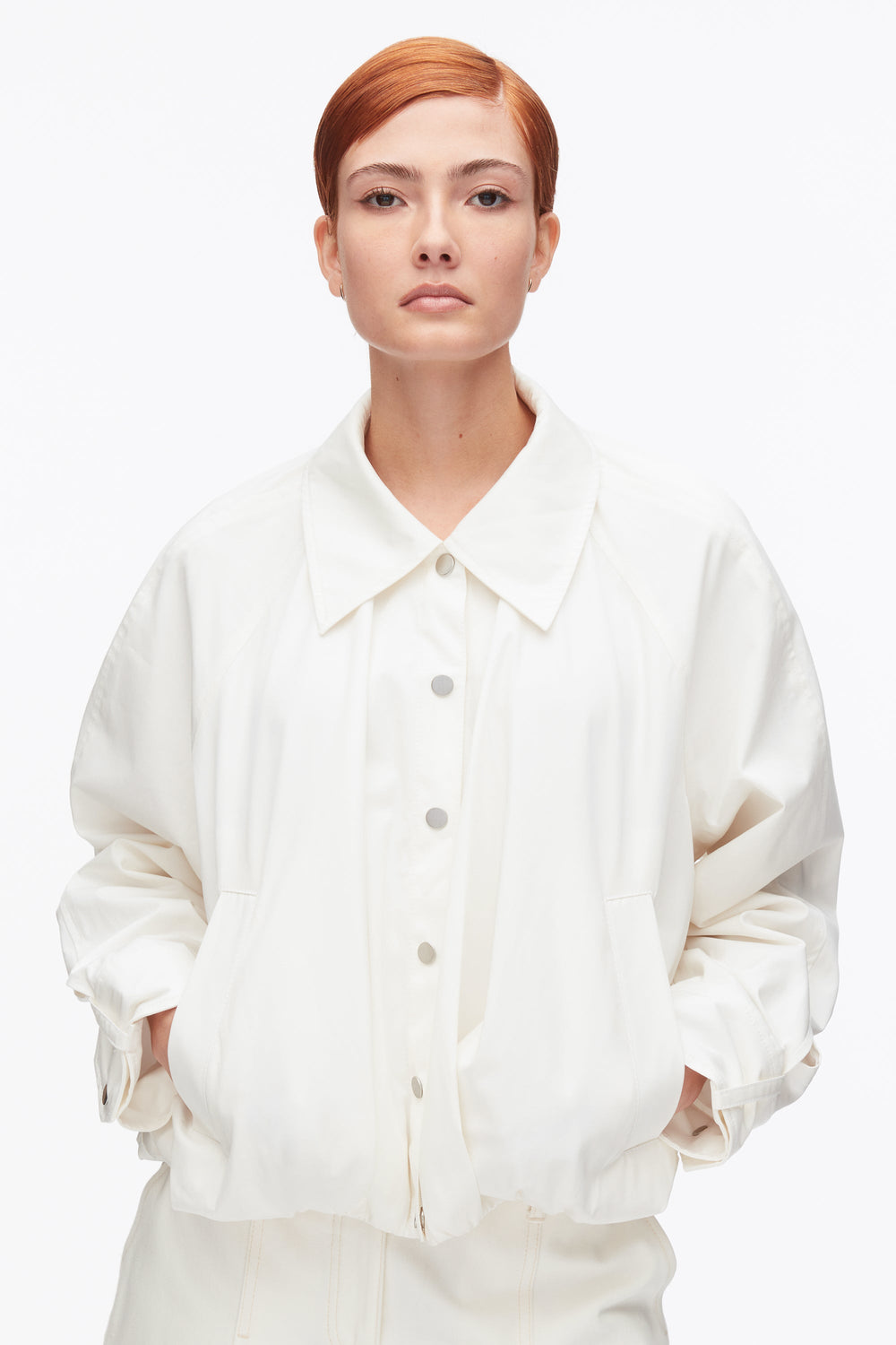 Tofu Snap Front Blouson Bomber Jacket | 3.1 Phillip Lim