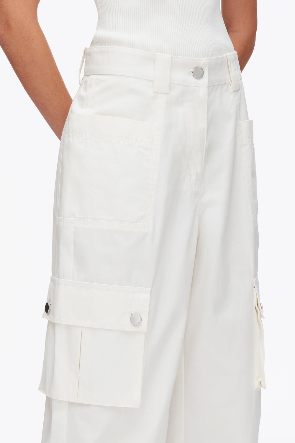 Tofu Two-Toned Cropped Cargo Pants | 3.1 Phillip Lim