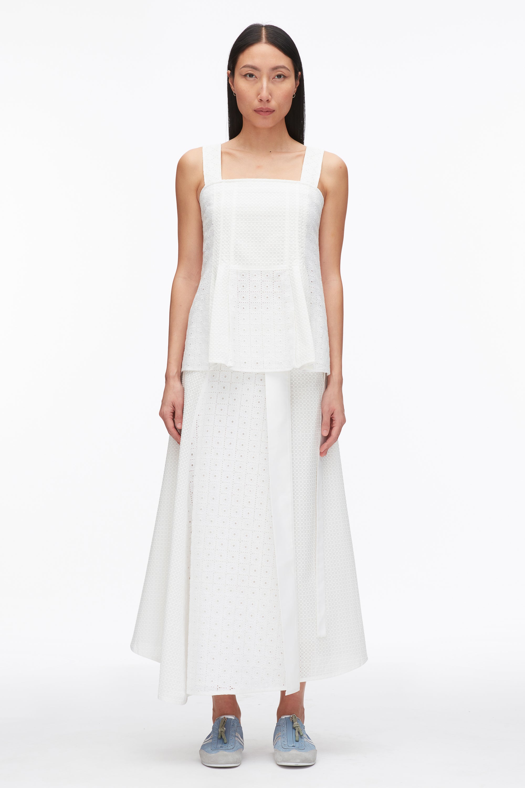 White Broderie Anglaise Patchwork Cami | 3.1 Phillip Lim