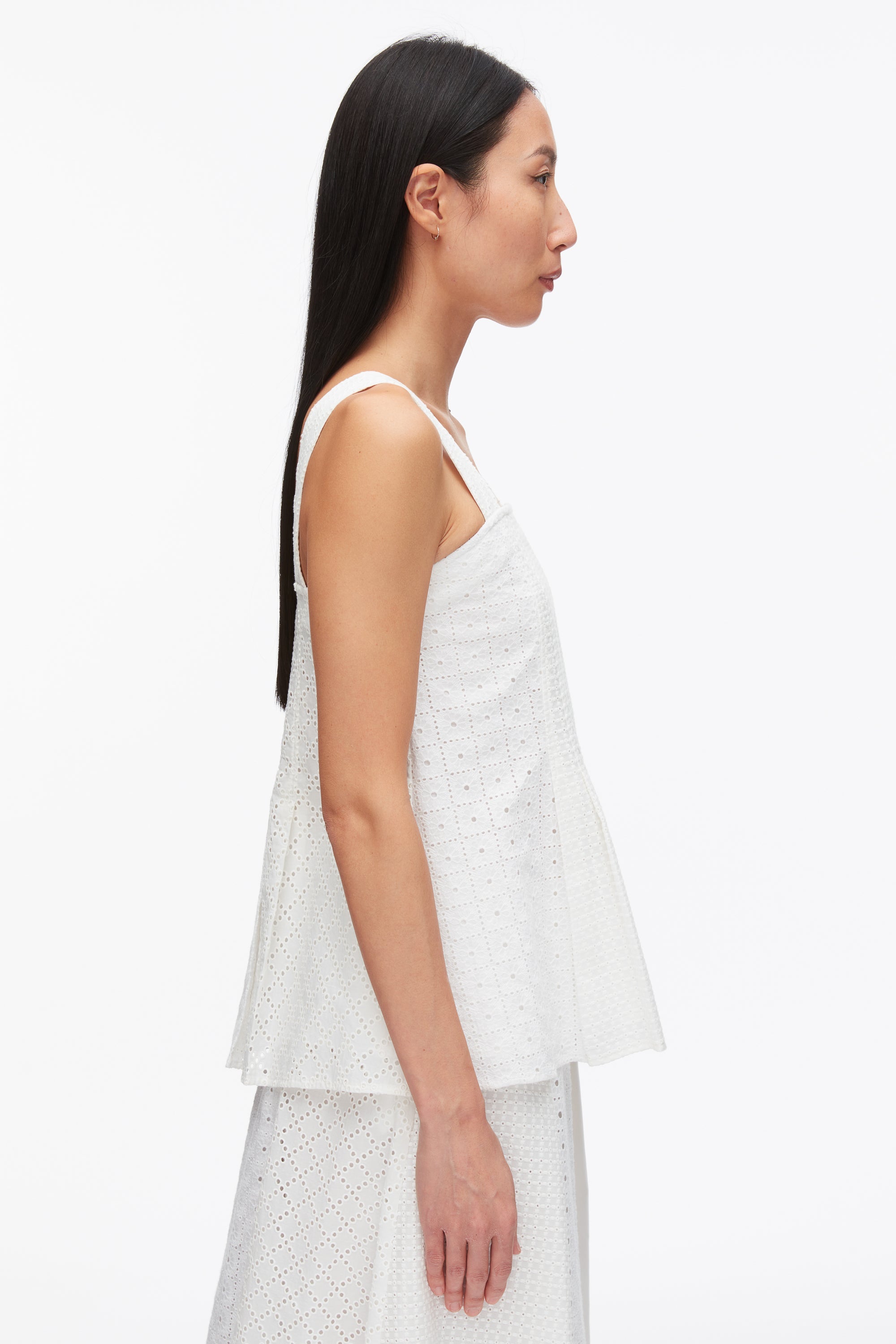 White Broderie Anglaise Patchwork Cami | 3.1 Phillip Lim