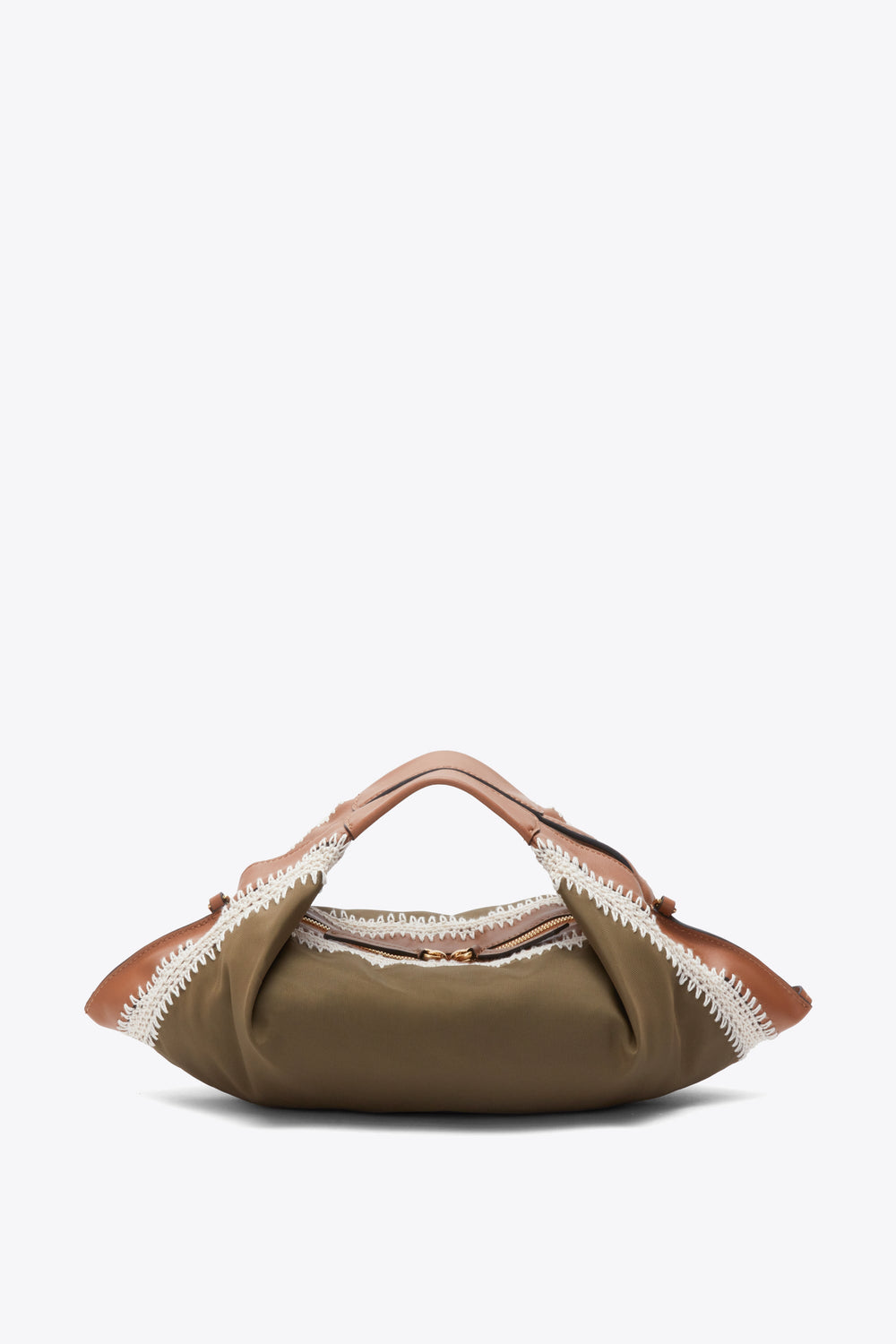 Mushroom Nylon Luna Mini Bag with Contrast Stitch | 3.1 Phillip Lim