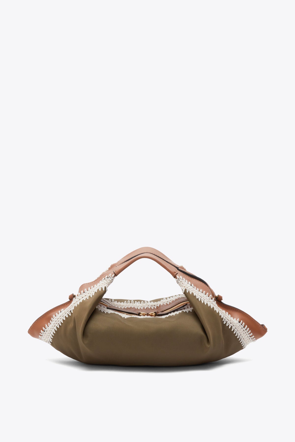 Mushroom Nylon Luna Mini Bag with Contrast Stitch | 3.1 Phillip Lim