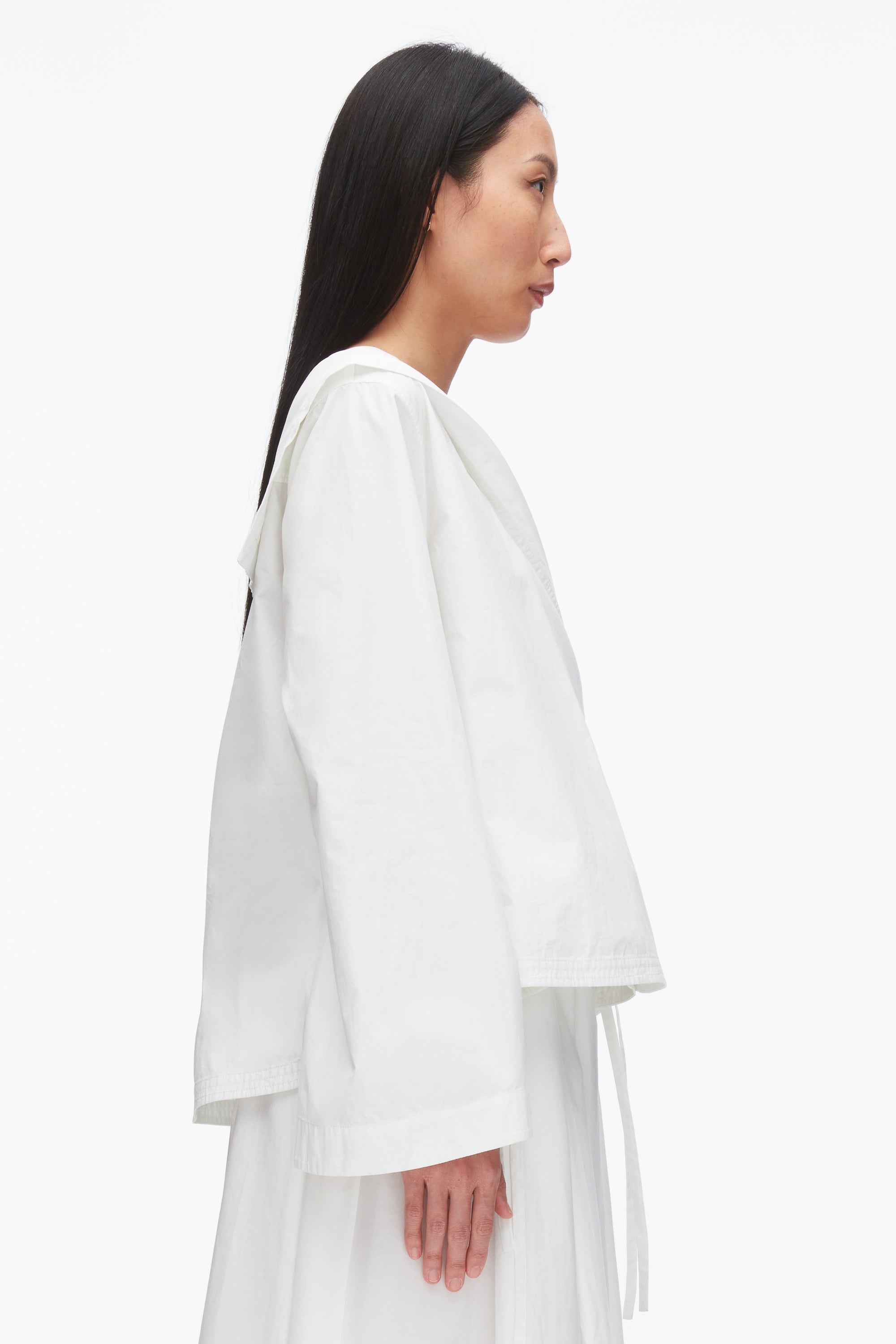White Sailor Wrap Shirt | 3.1 Phillip Lim
