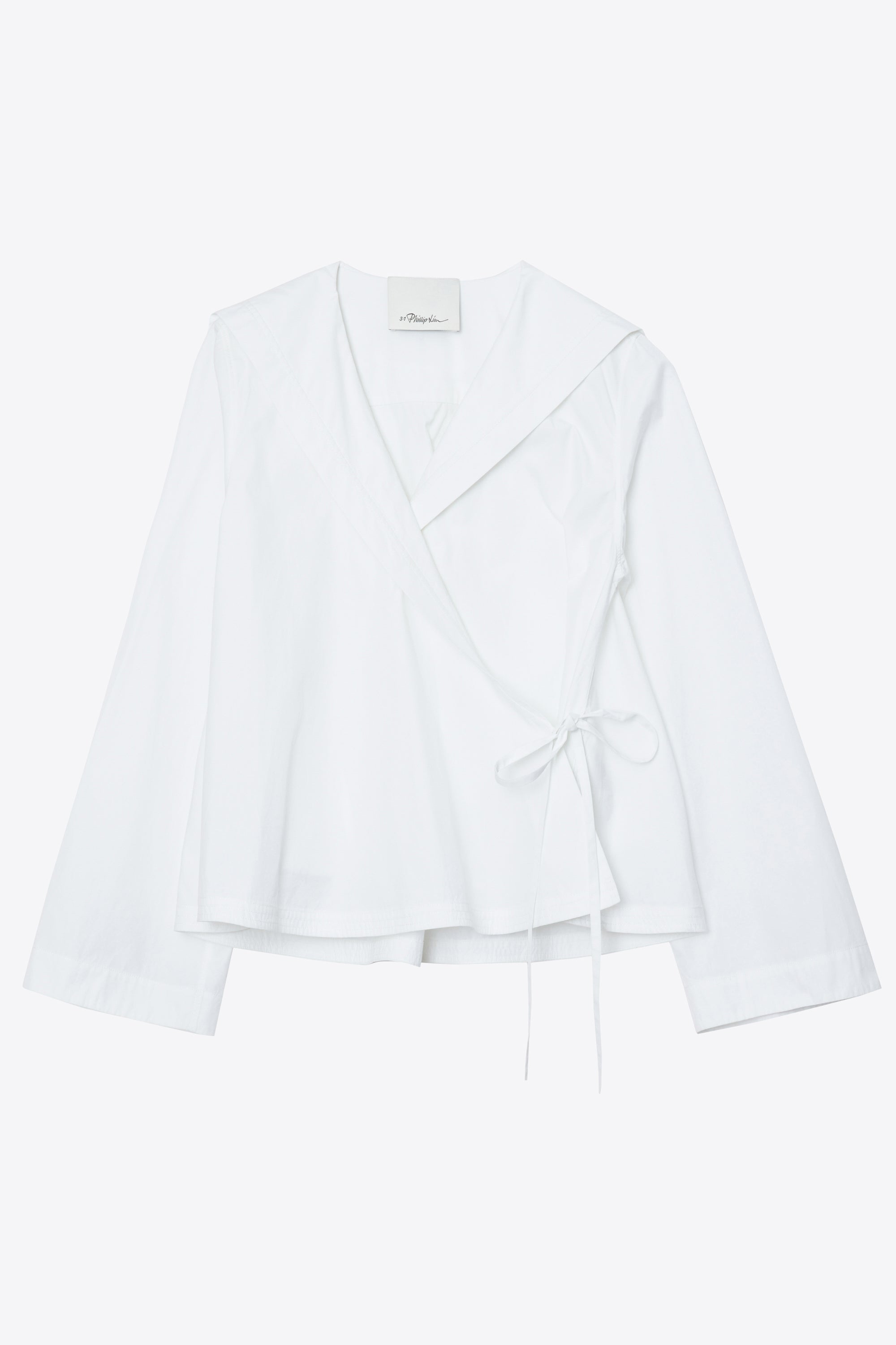 White Sailor Wrap Shirt | 3.1 Phillip Lim