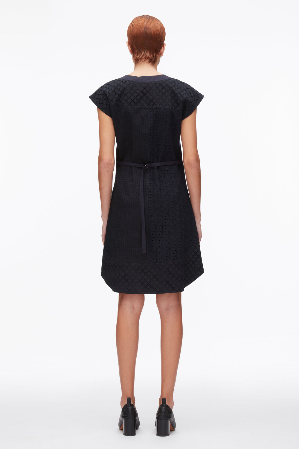 Midnight Broderie Anglaise Patchwork Sleeveless Dress | 3.1 Phillip Lim
