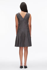 Slate Draped Tank Dress with Floral Appliqué | 3.1 Phillip Lim