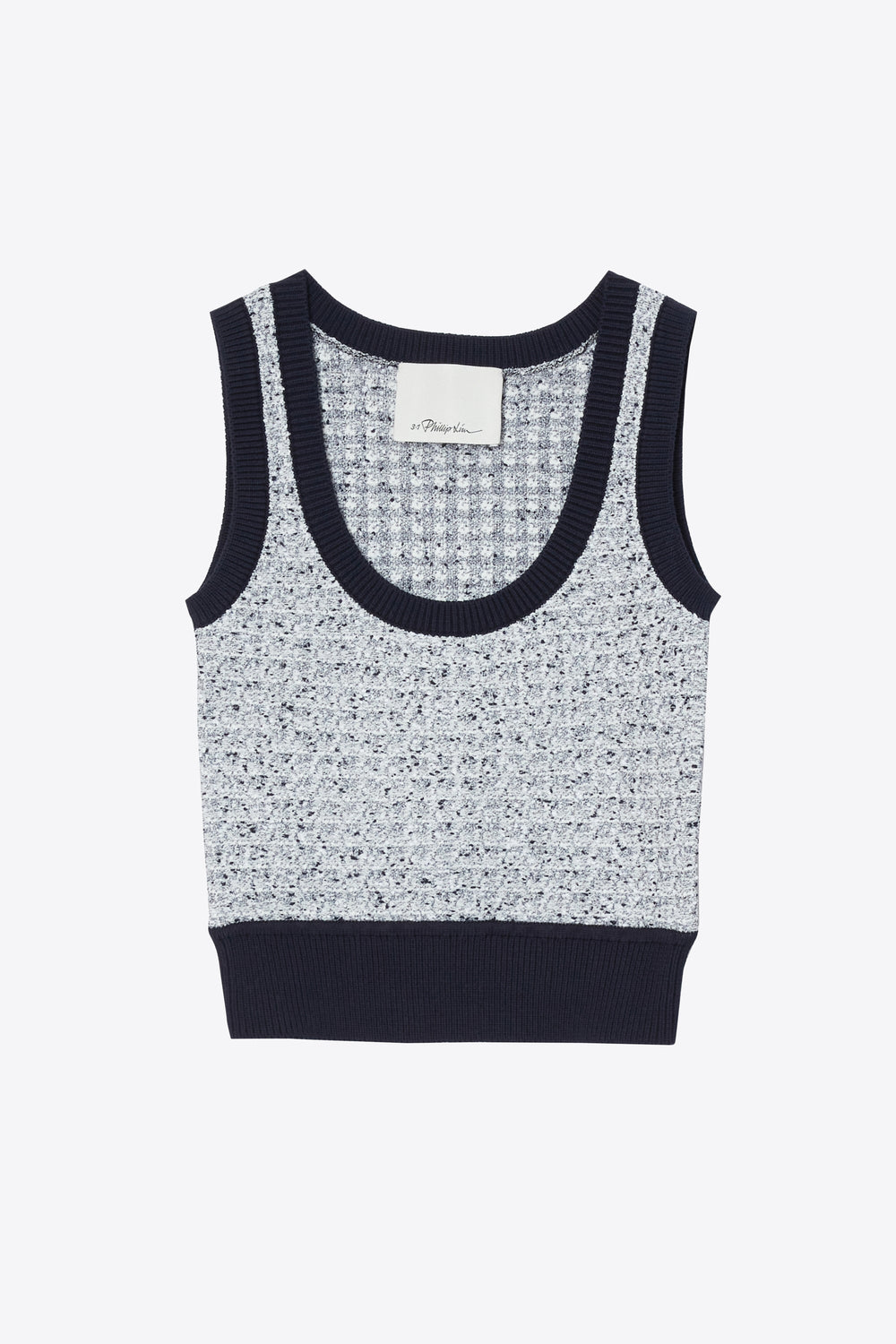 Midnight Multi Tweed Bouclé Scoop Neck Tank | 3.1 Phillip Lim
