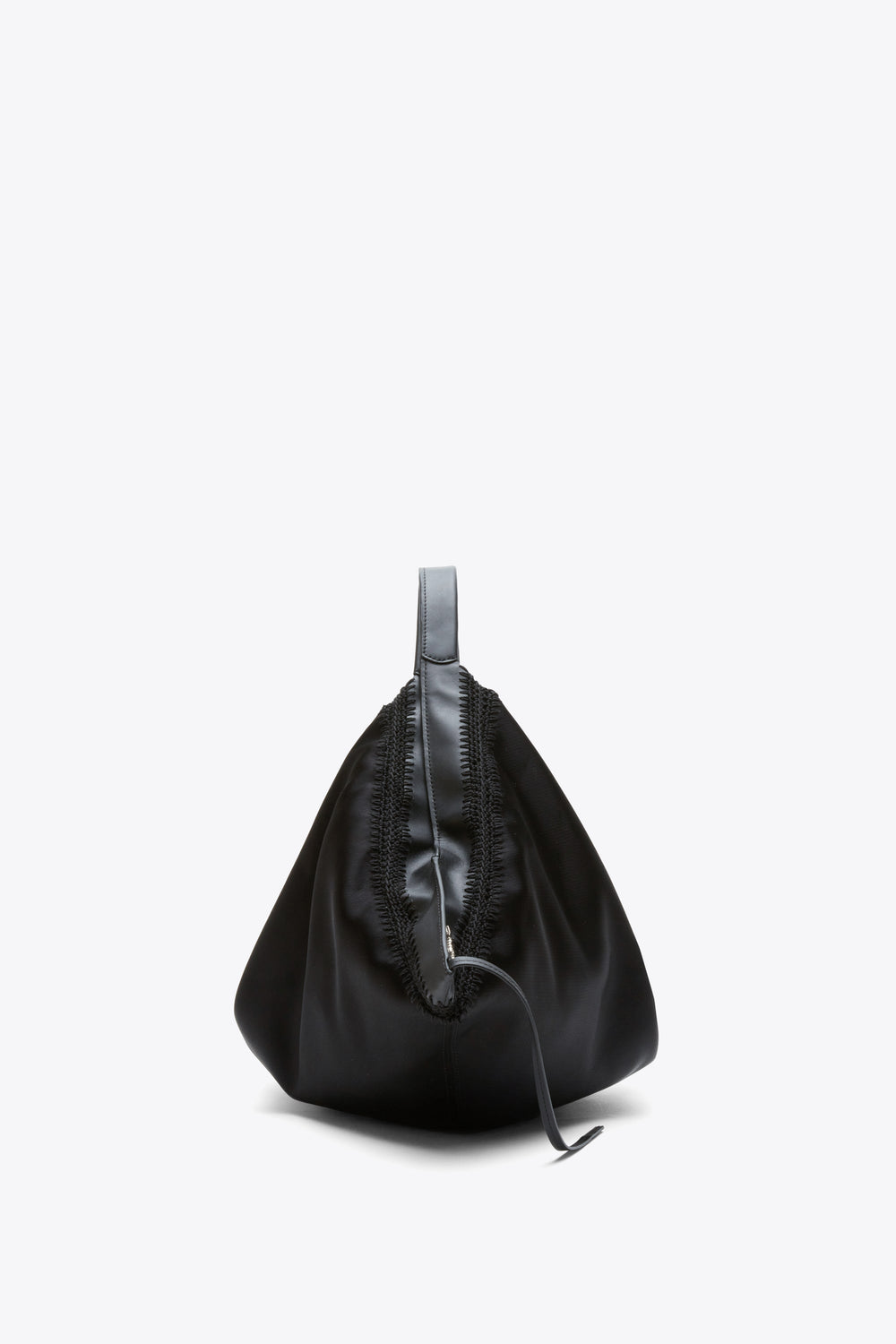Black Structured Satin Luna Large Bag | 3.1 Phillip Lim
