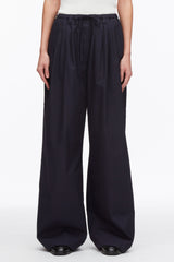 Midnight Structured Cotton Pull On Straight Leg Pants | 3.1 Phillip Lim