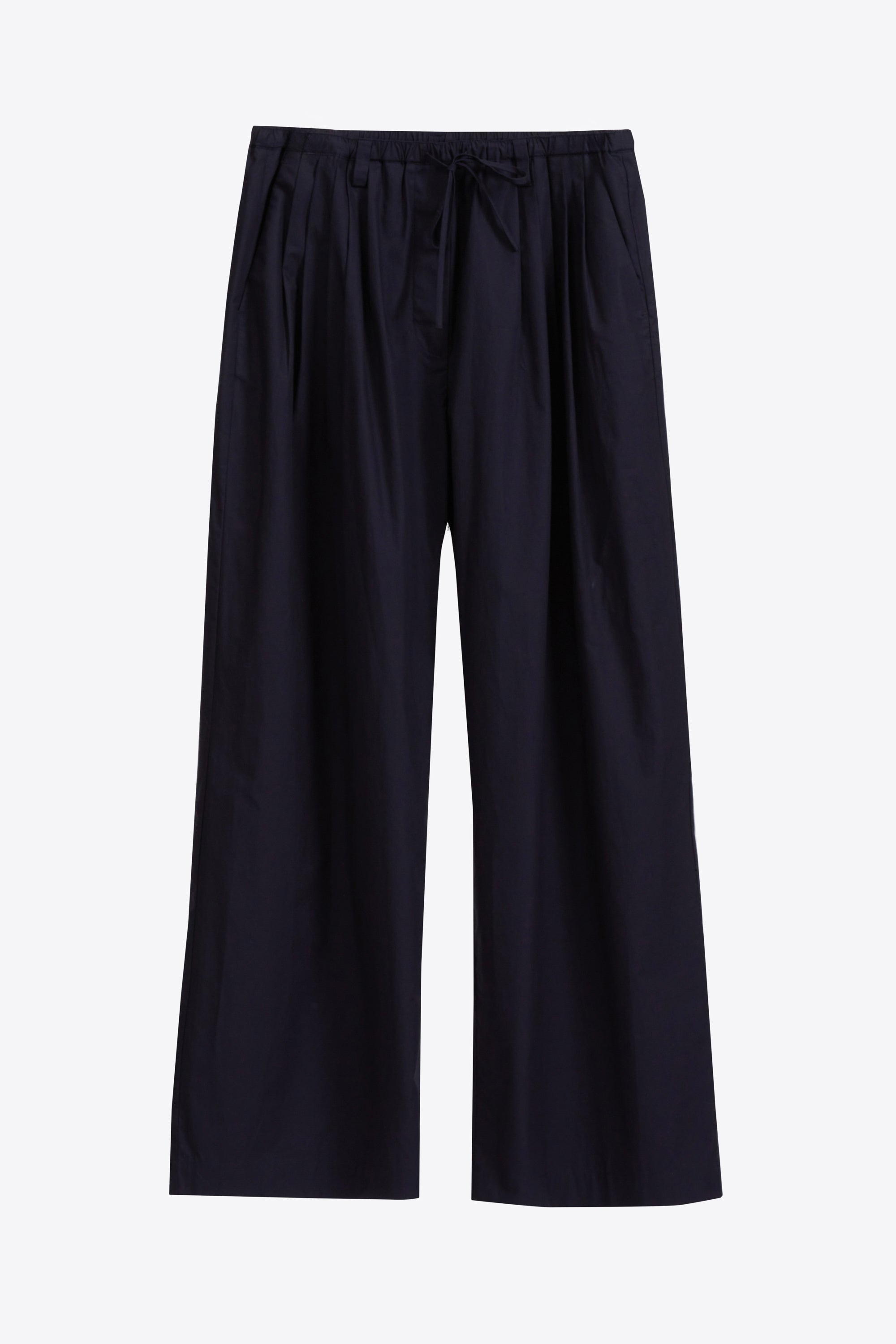 Midnight Structured Cotton Pull On Straight Leg Pants | 3.1 Phillip Lim