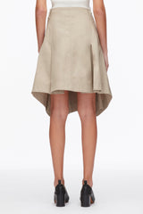 Khaki-Birch Two-Toned Handkerchief Wrap Skirt | 3.1 Phillip Lim