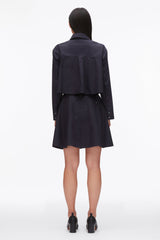 Midnight Belted Structured Cotton Shirt Dress | 3.1 Phillip Lim